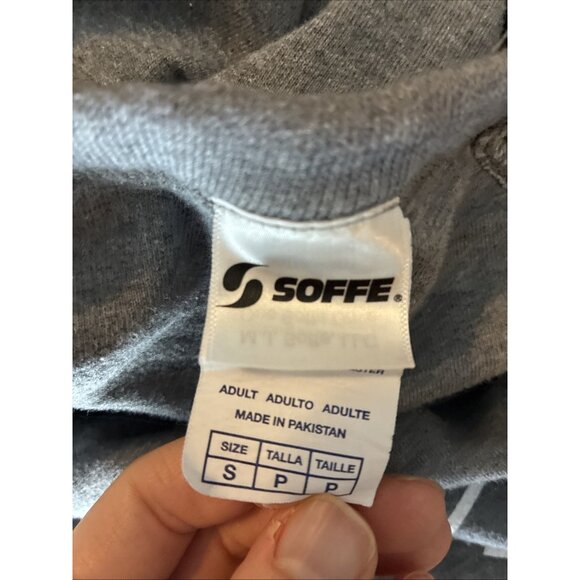 Soffe Womens S Gray Navy Grandma Sweatshirt Pullover Crewneck Military Graphic - Picture 5 of 6